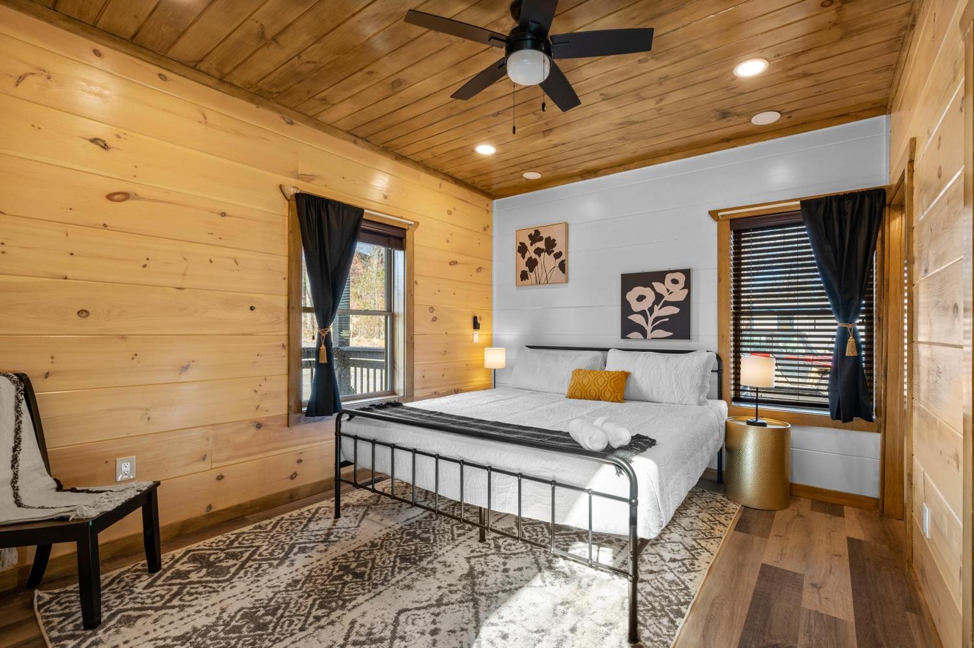 Smokiesboutiquecabins Would To Host At Our New Cabin! 3 King Suites, Indoor Pool, Game Room, Lounge With 75